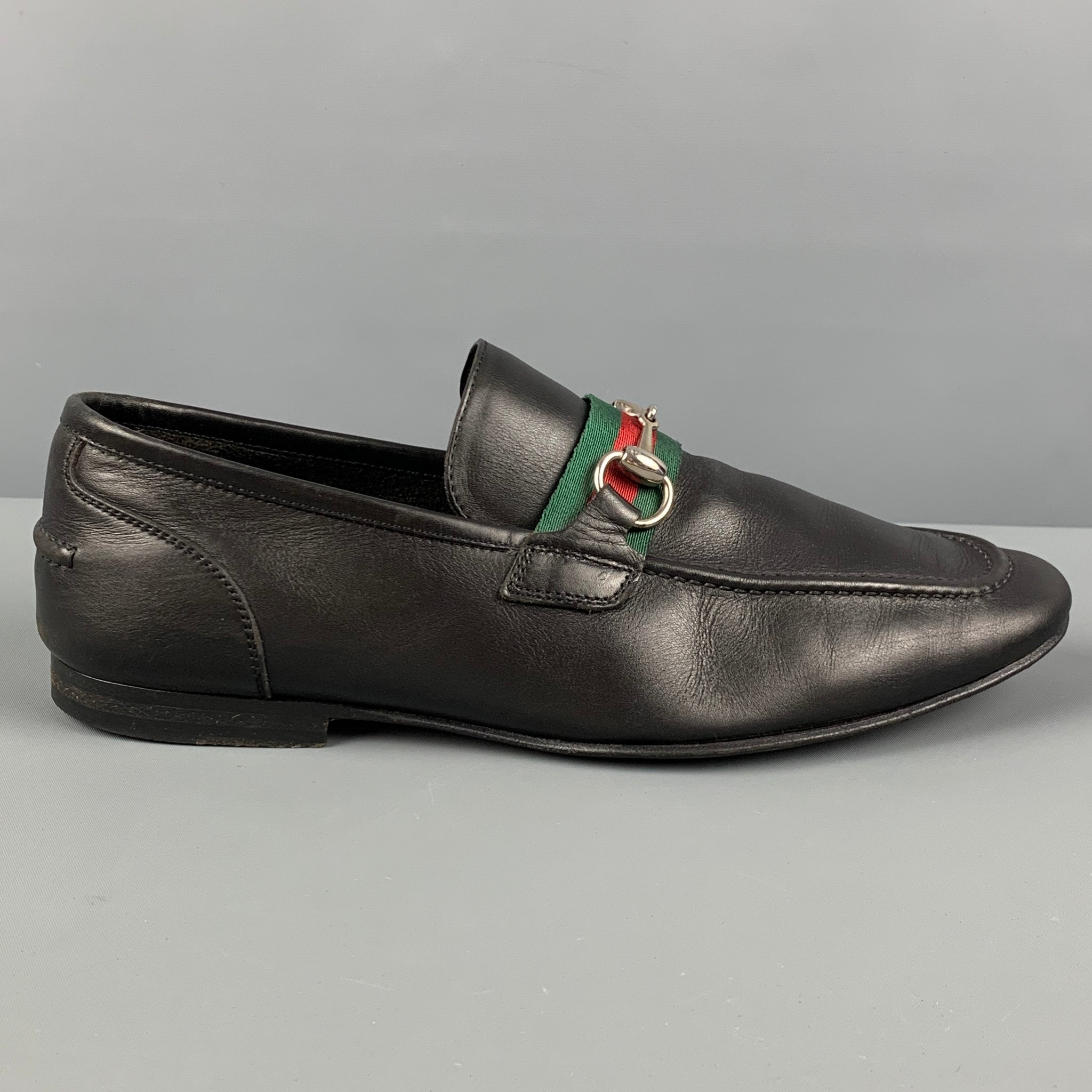 GUCCI Size 8.5 Black Leather Horsebit Loafers – Sui Generis Designer Consignment GUCCI Size 8.5 Black Leather Horsebit Loafers – Sui Generis Designer Consignment
