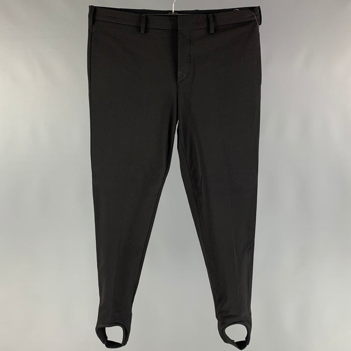 PRADA Size 36 Black Nylon Blend Jodhpurs Dress Pants
