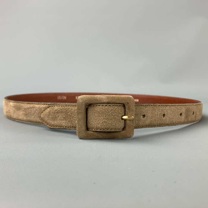 EMPORIO ARMANI Size S Taupe Suede Skinny Belt