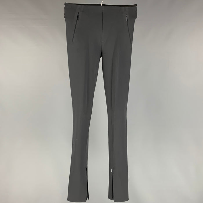 THE ROW Size XS Gray Polyester Skinny Casual Pants