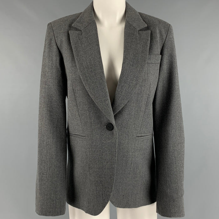 MARC by MARC JACOBS Size S Grey Heather Single Button Blazer