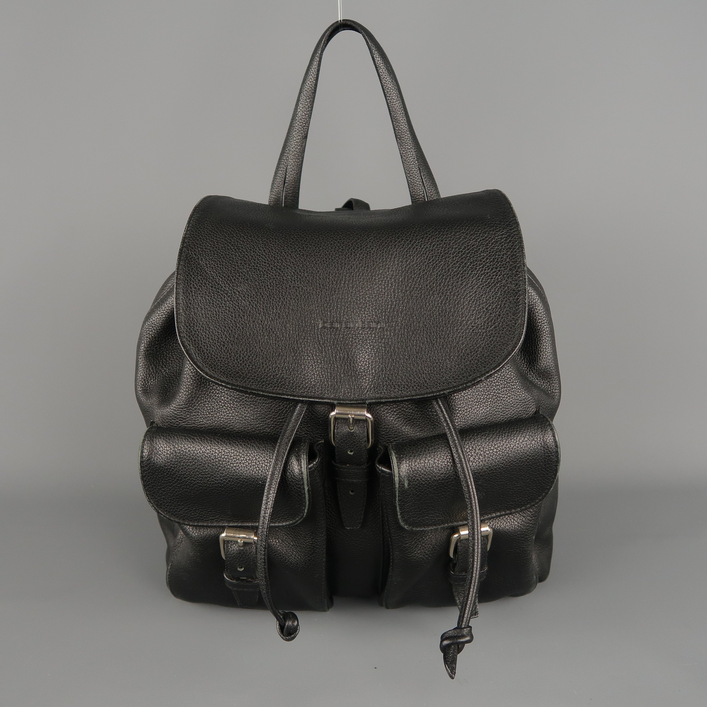 delfino leather backpack BARANTANI Black Leather Backpack – Sui Generis Designer Consignment