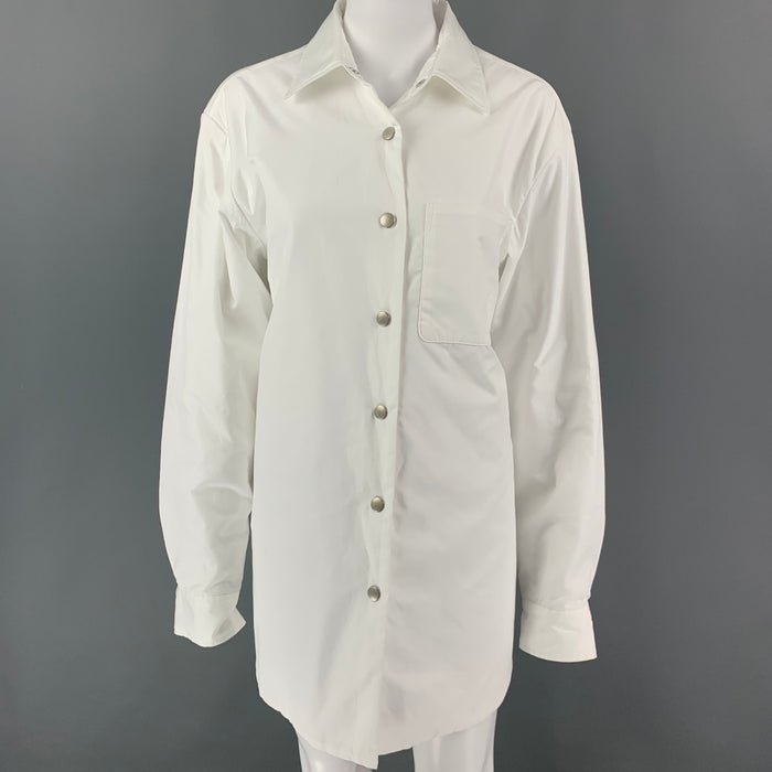 DRIES VAN NOTEN x LEN LYE Size M White Cotton Shirt Jacket Shirt