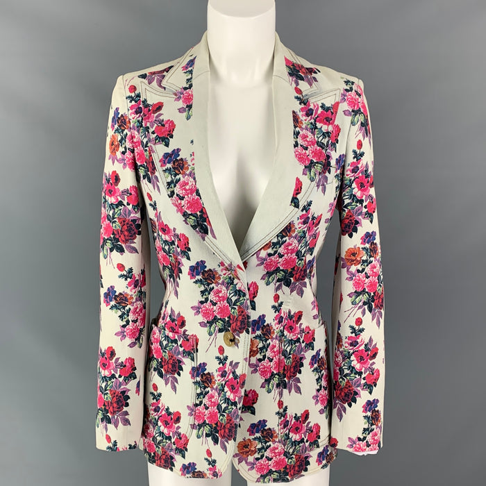 D&G by DOLCE & GABBANA Chaqueta vaquera floral multicolor talla 6