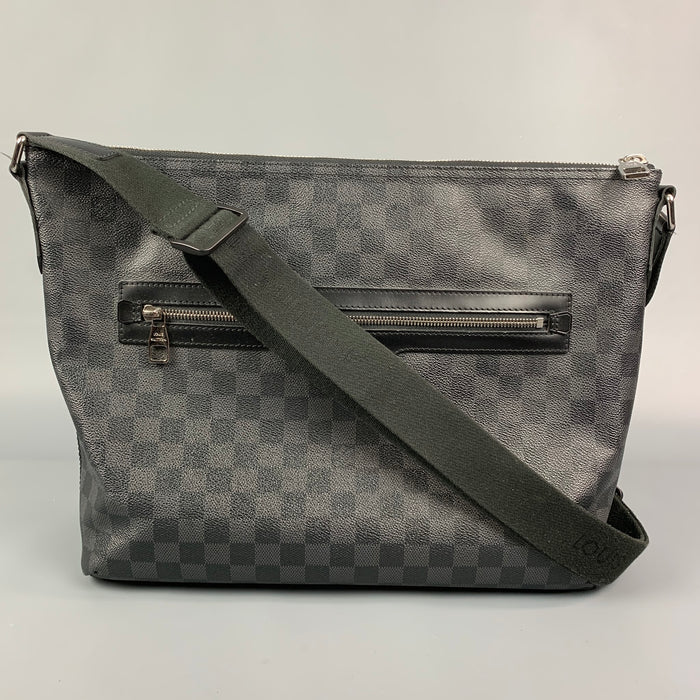 LOUIS VUITTON Milo Mick Pm Charcoal & Black Damier Graphite Canvas Messenger Bag