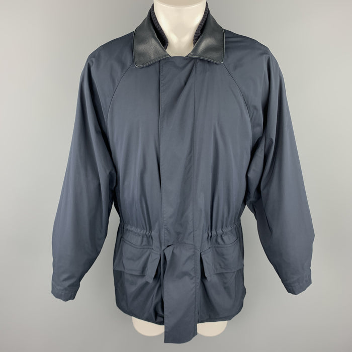 LORO PIANA Size M Navy Detachable Layer 1992 Olympics "Horsey" Jacket