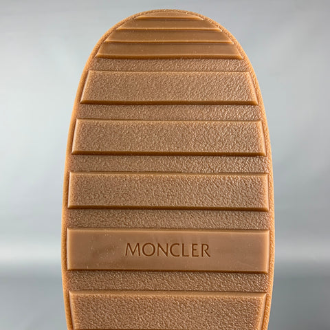 MONCLER GENIUS x PALM ANGELS Collection Size 6 Tan Suede Pull On Moon Boots
