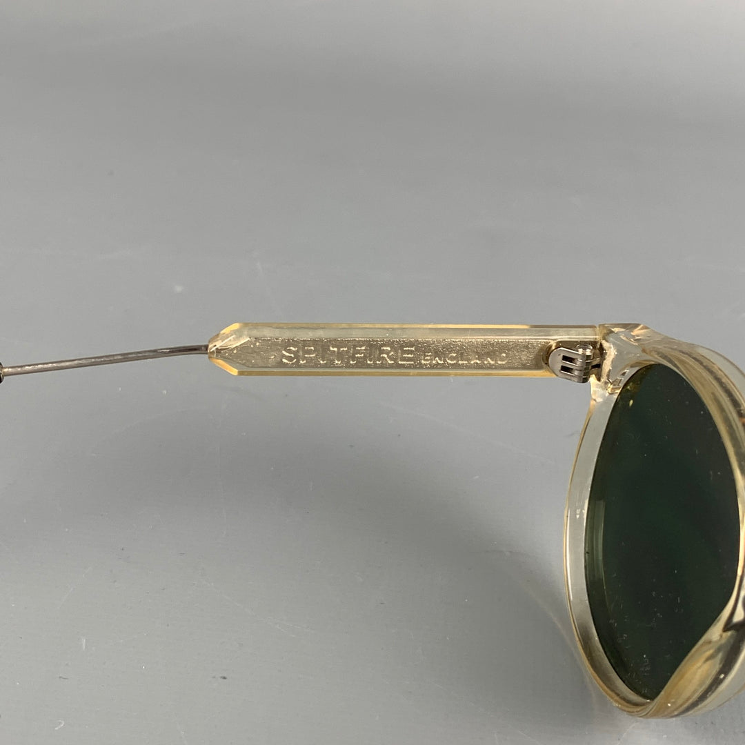 Gafas de sol redondas de acetato amarillo claro SPITFIRE