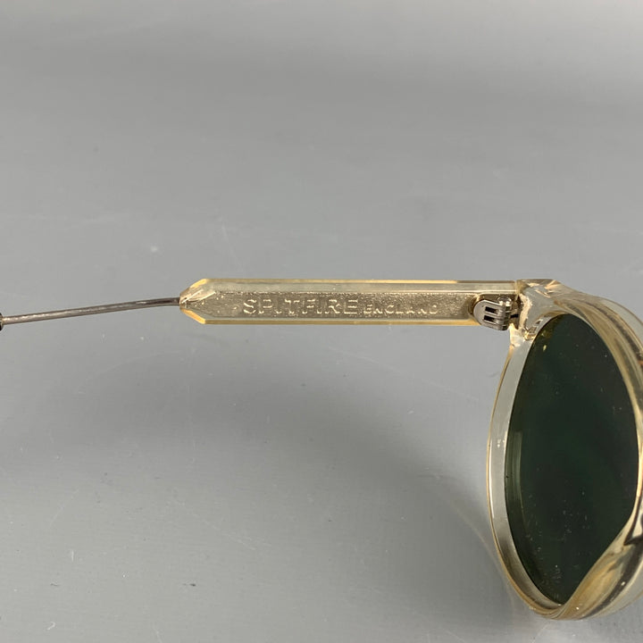 Gafas de sol redondas de acetato amarillo claro SPITFIRE