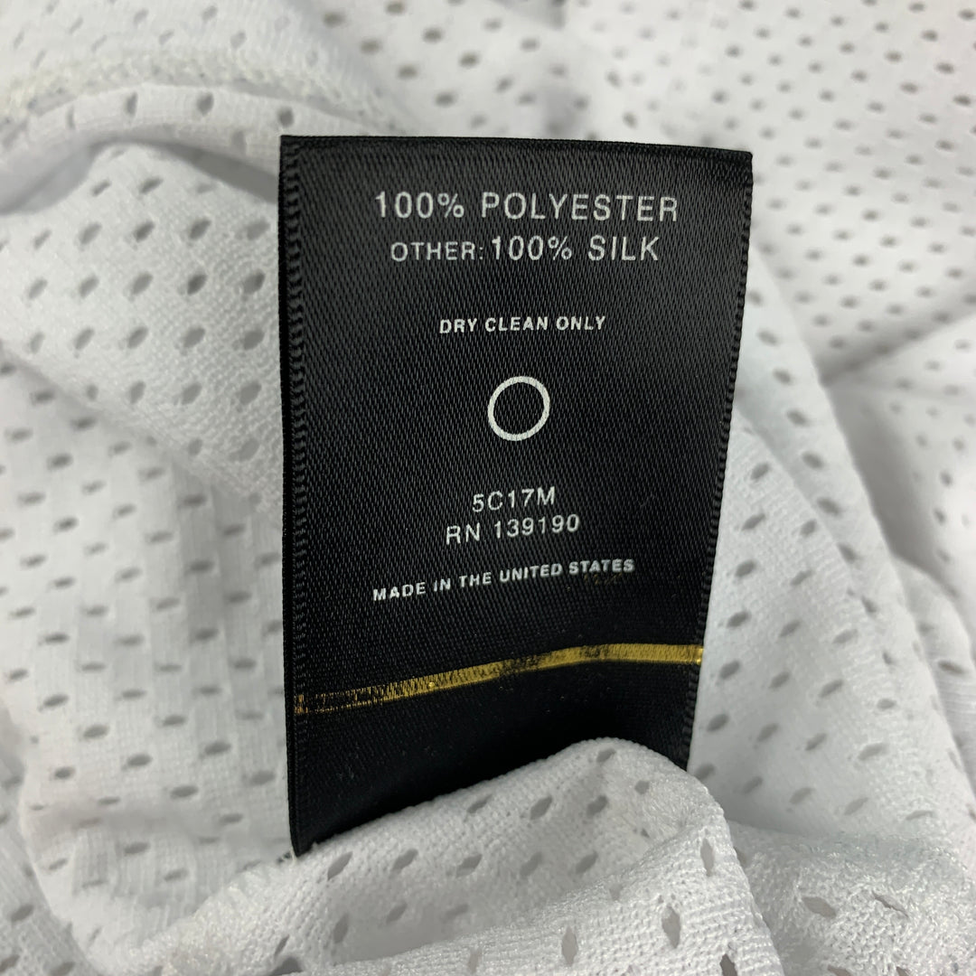 FEAR OF GOD Manuel Fifth Collection Size L/XL White Polyester / Silk Jersey Oversized T-shirt