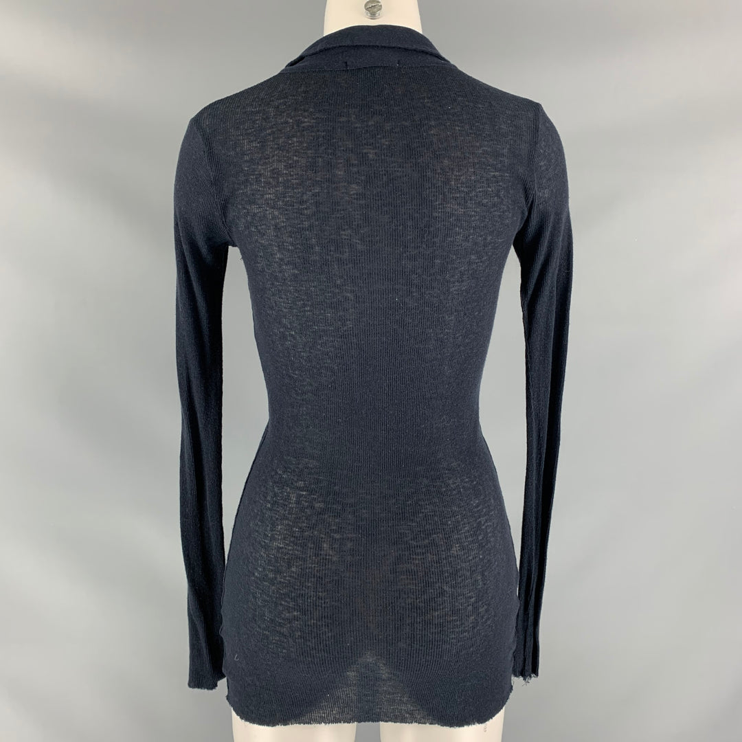 JAMES PERSE Size S Black Not Listed Ribbed Casual Top
