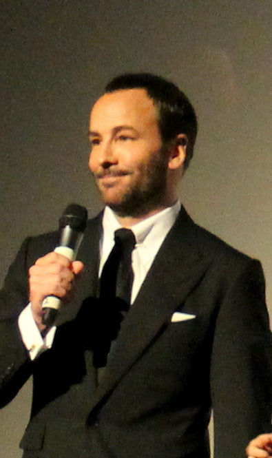 Portrait of fashion designer Tom Ford, photographed by Bex Walton in 2016
