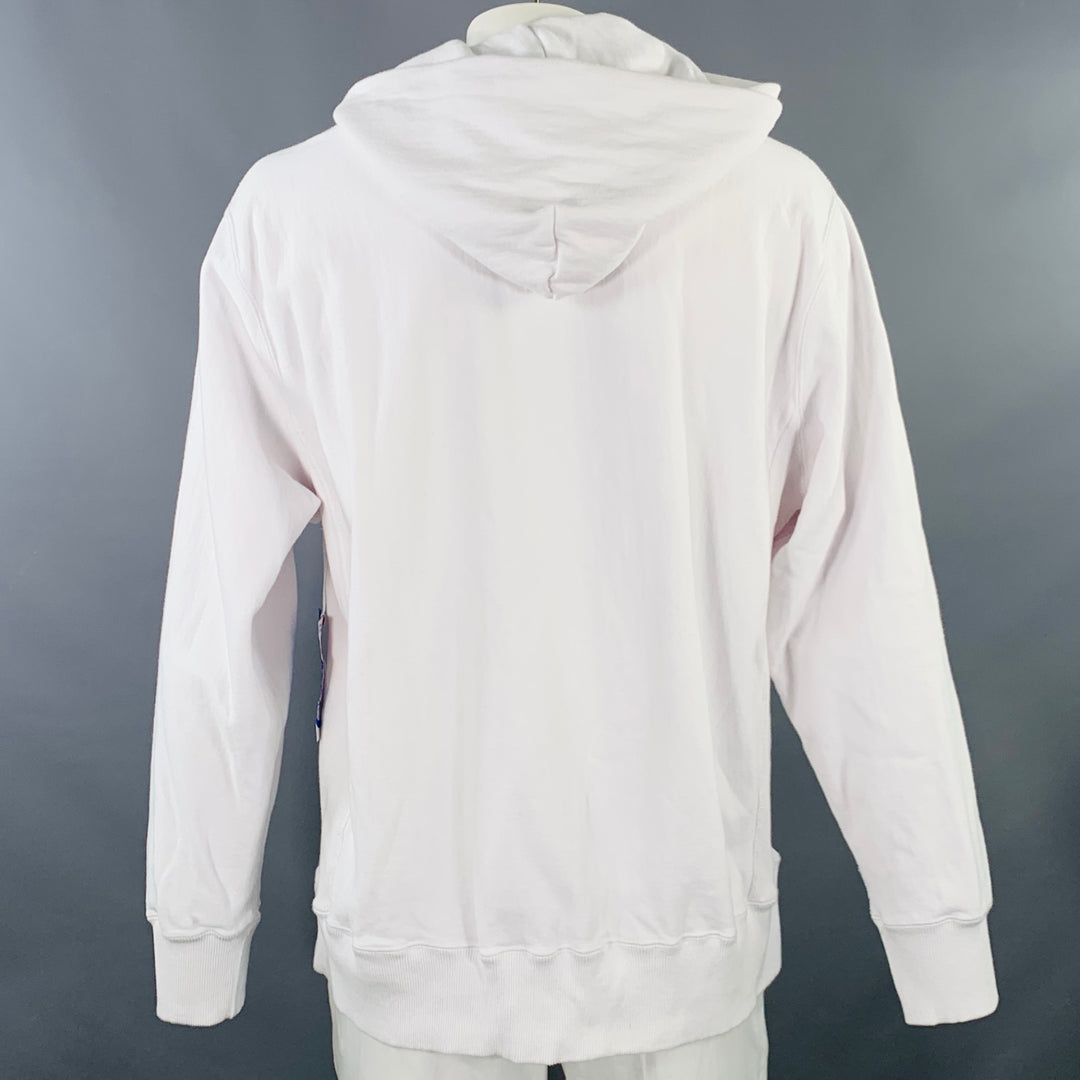 TODD SNYDER x CHAMPION Size XXL White Cotton Hooded Sweatshirt