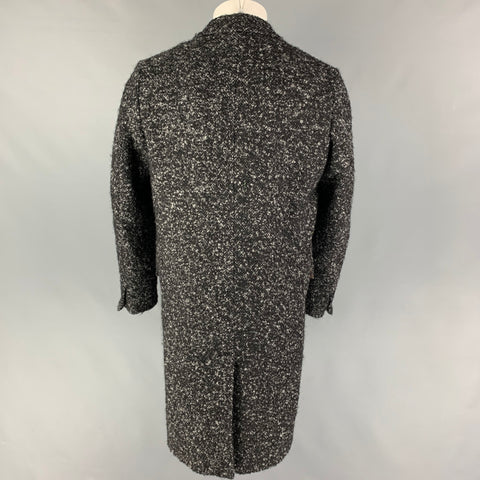 PS by PAUL SMITH Size S Black Grey Tweed Wool Blend Coat