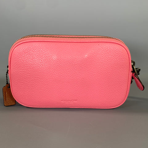 COACH SS2018  Pink Glitter Leather Cross Body Bag