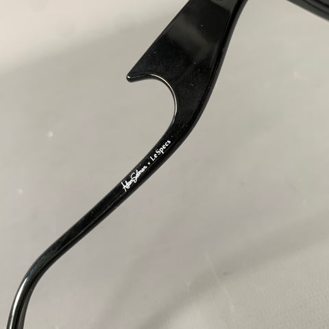 ADAM SELMAN Black Acetate Sunglasses