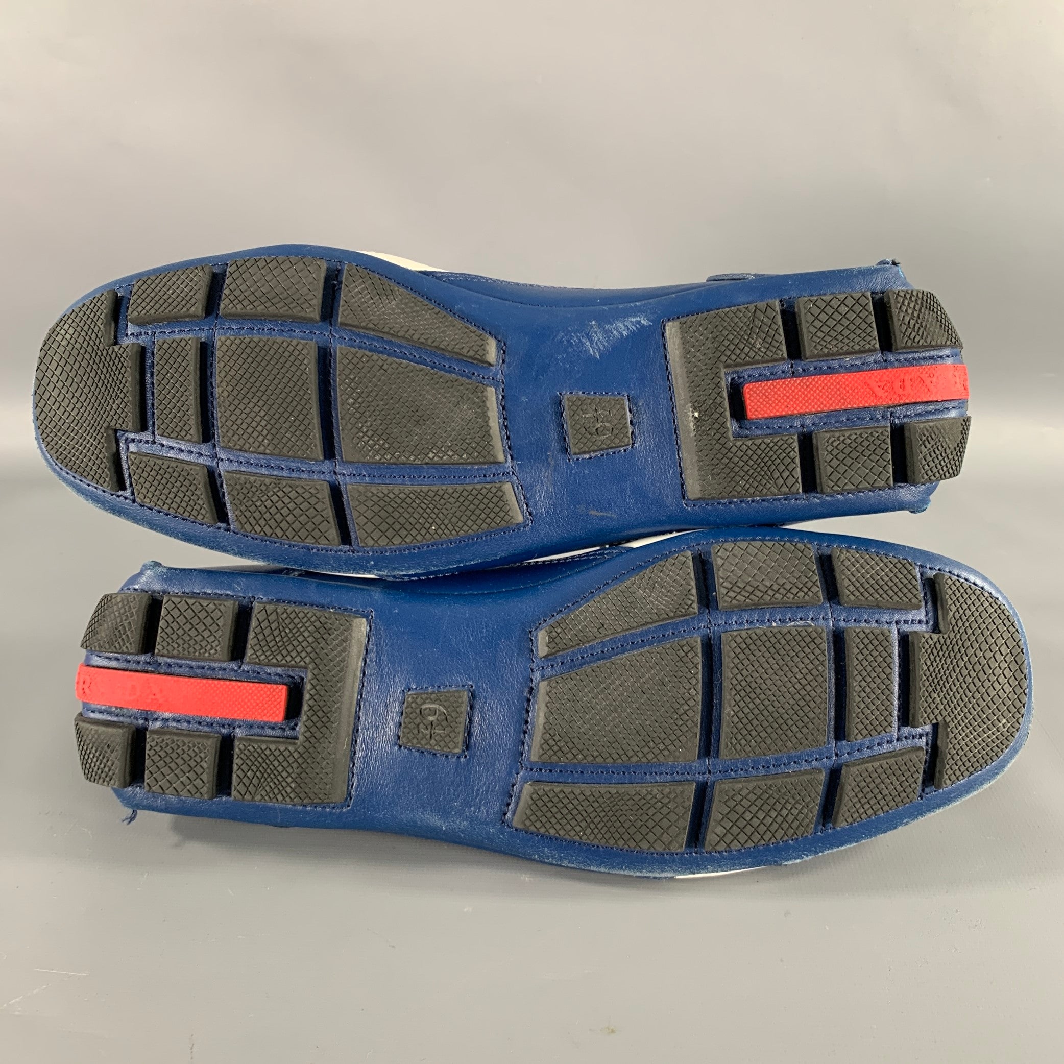 PRADA Size 7.5 -Monte Carlo- Blue White Color Block Sneakers – Sui