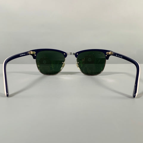 RAY-BAN -Clubmaster Classic- Multi Color Camouflage Metal Sunglasses