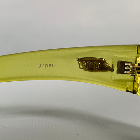KAENON Green Acetate Wrap Around Sunglasses