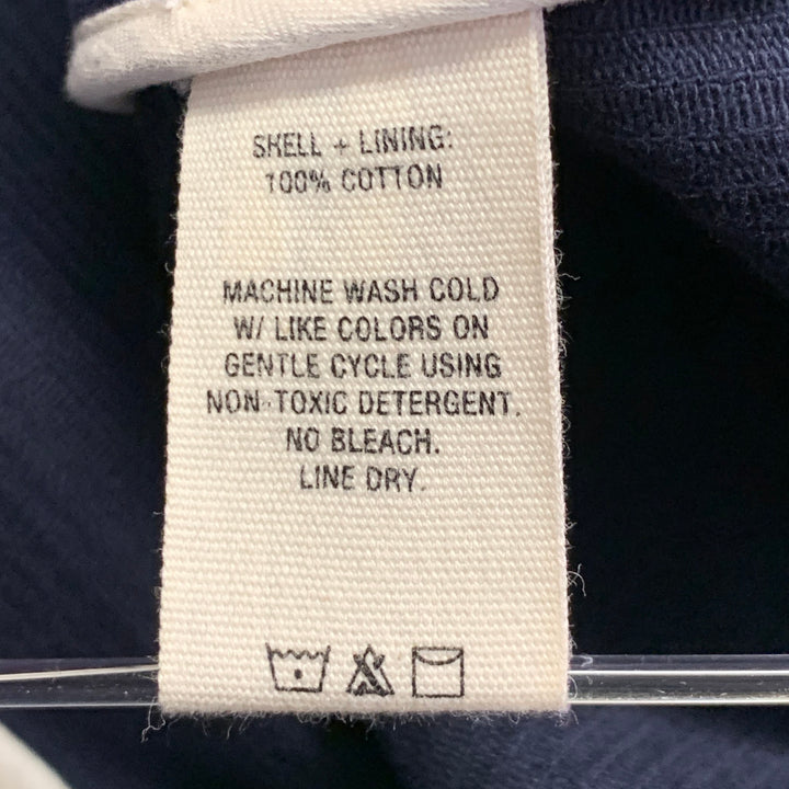 ALEX MILL Size XL Navy Corduroy Cotton Notch Lapel Sport Coat