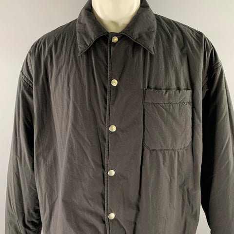 JOHN ELLIOTT Size M Black Cotton Shirt Jacket Long Sleeve Shirt