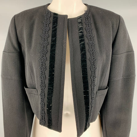 COMME des GARCONS 1989 Size S Black Wool Polyester Jacket
