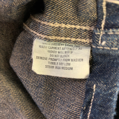 RRL by RALPH LAUREN Size XL Indigo Wash Denim Jumpsuit