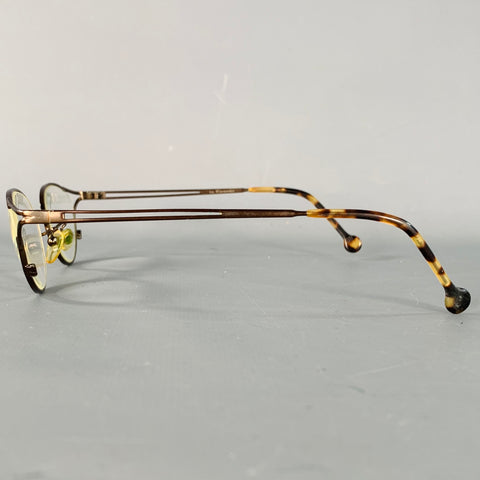 L.A.EYEWORKS Savana Monture de lunettes œil-de-chat écaille de tortue marron
