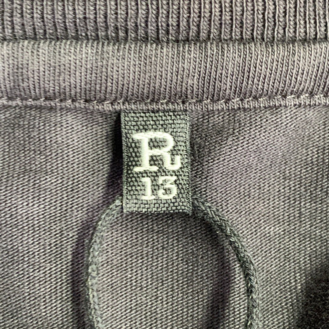 R13 Size XS Metallica Black Multi Color Rock Concert Cotton Crew Neck T-shirt