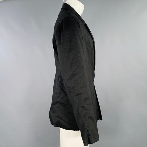 M.A+ Size M Black Hook Eye Jacket
