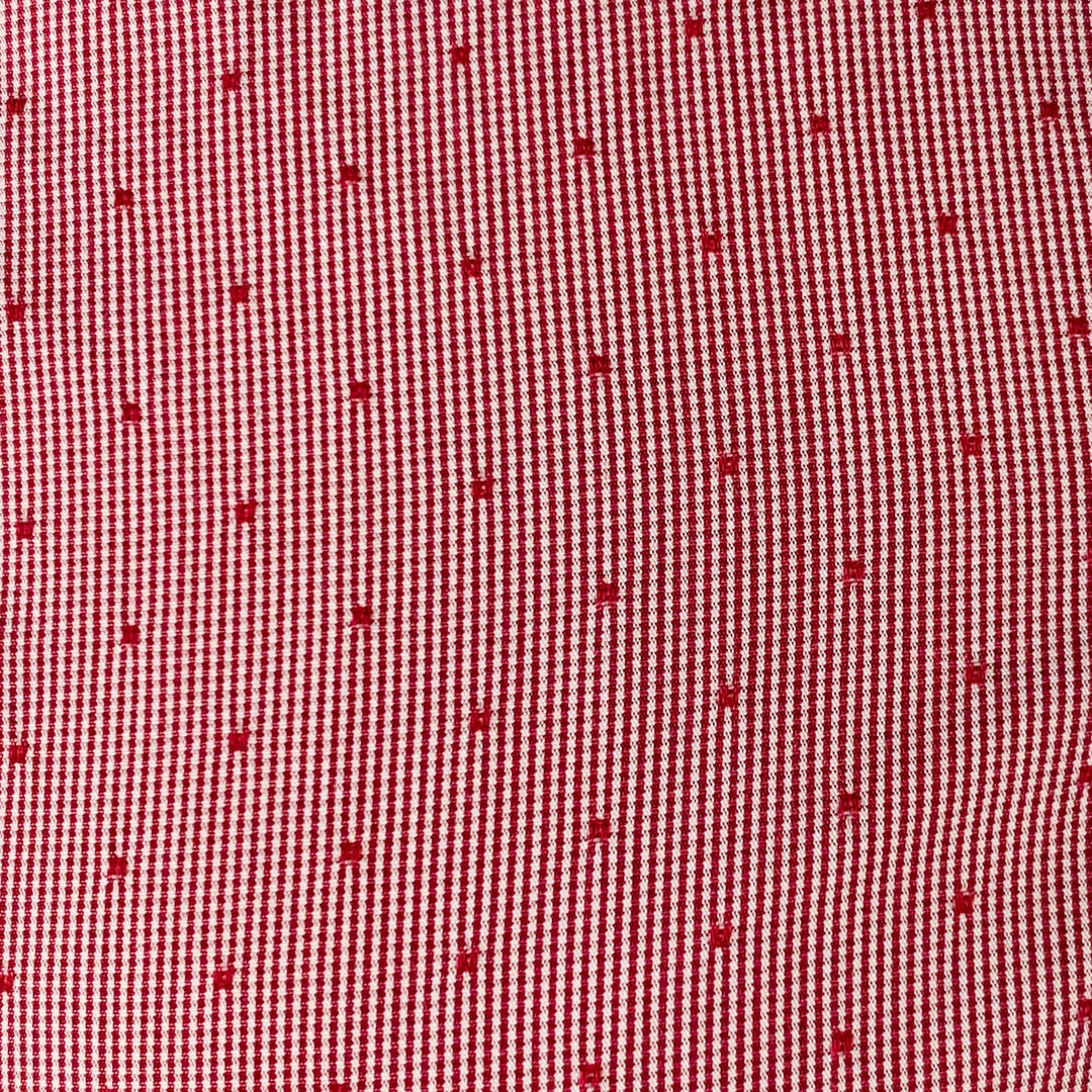 TED BAKER Size XS Bwenno Red White Dots Cotton Blend One pocket Short Sleeve Shirt