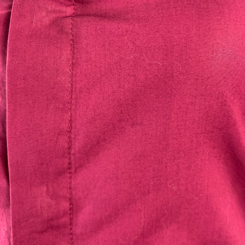 VELITA Size L Pink Fuchsia Hidden Buttons Blouse