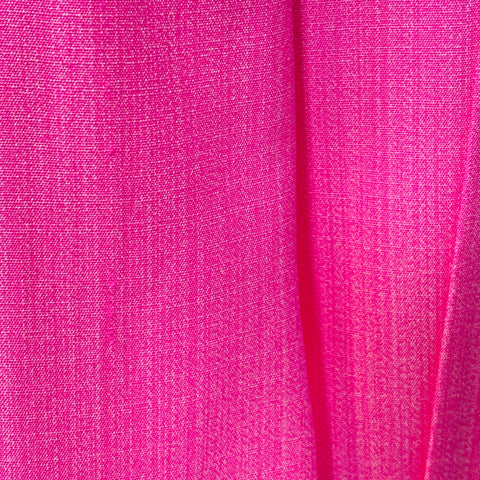 Veste Blazer Jacquemus Taille S Le Raphia Rose Fluo Blanc Mélange Viscose Col Cranté