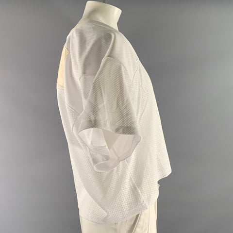 FEAR OF GOD Size S White Polyester Silk Jersey T-shirt
