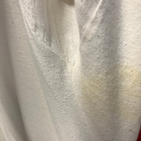 ANDREA YA'AQOV Size M Cream Cotton Oversized T Shirt
