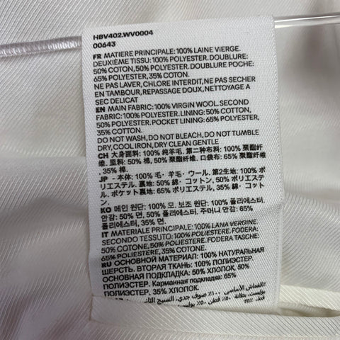 AMI by ALEXANDRE MATTIUSSI Taille 36 Veste de sport en laine texturée beige