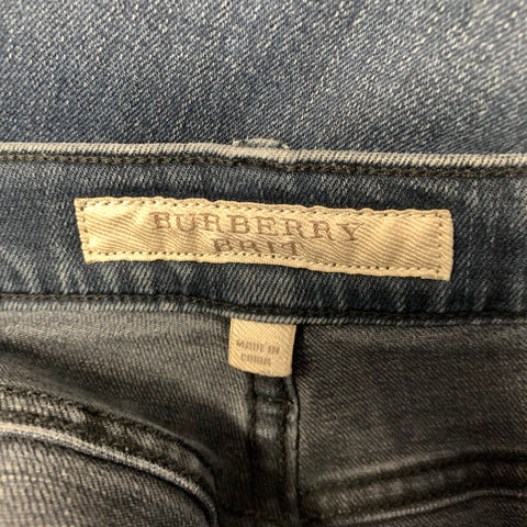 BURBERRY BRIT Size 36 Navy Wash Cotton Straight leg Jeans