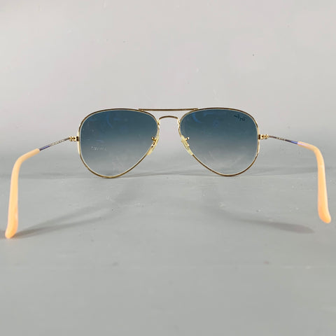 RAY-BAN Gold Metal Sunglasses