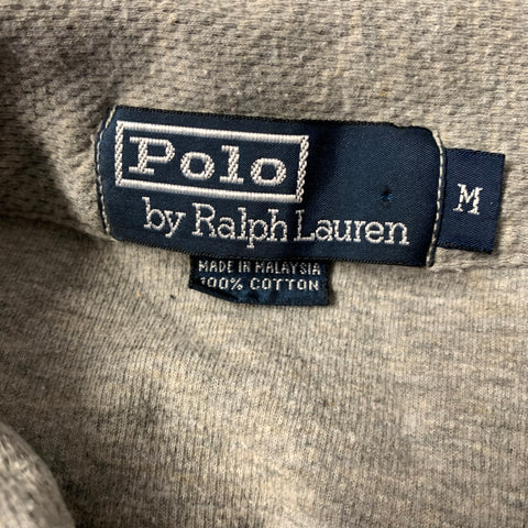 RALPH LAUREN Size M Grey Cotton Polo Short Sleeve Shirt