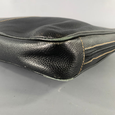 DUNHILL Black Gold Crackled Leather Bags