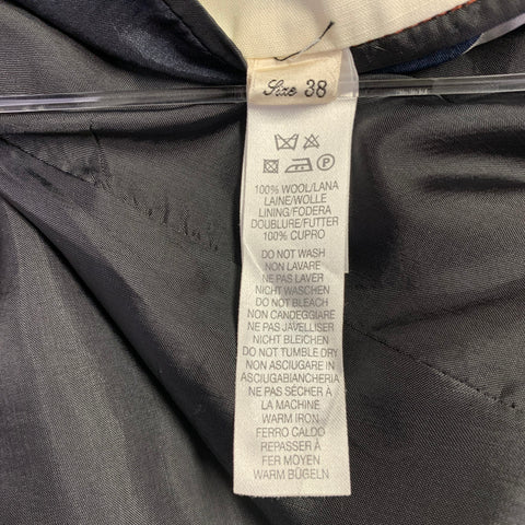 PAUL SMITH Veste de sport droite en laine marron brique, taille 38