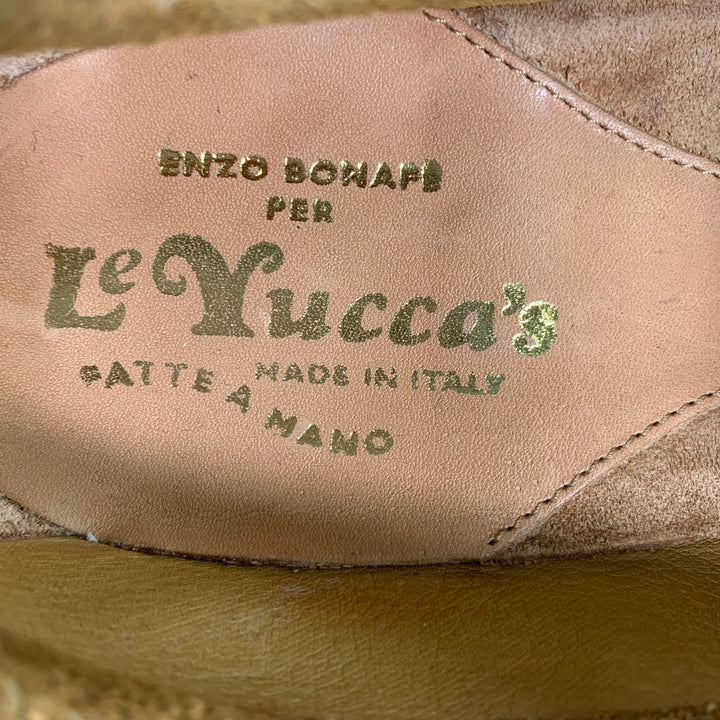 Size 6 Le Yucca's Tan Suede Loafer Flats