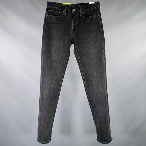 LEVI STRAUSS Size 31 Black Cotton Blend Slim Jeans