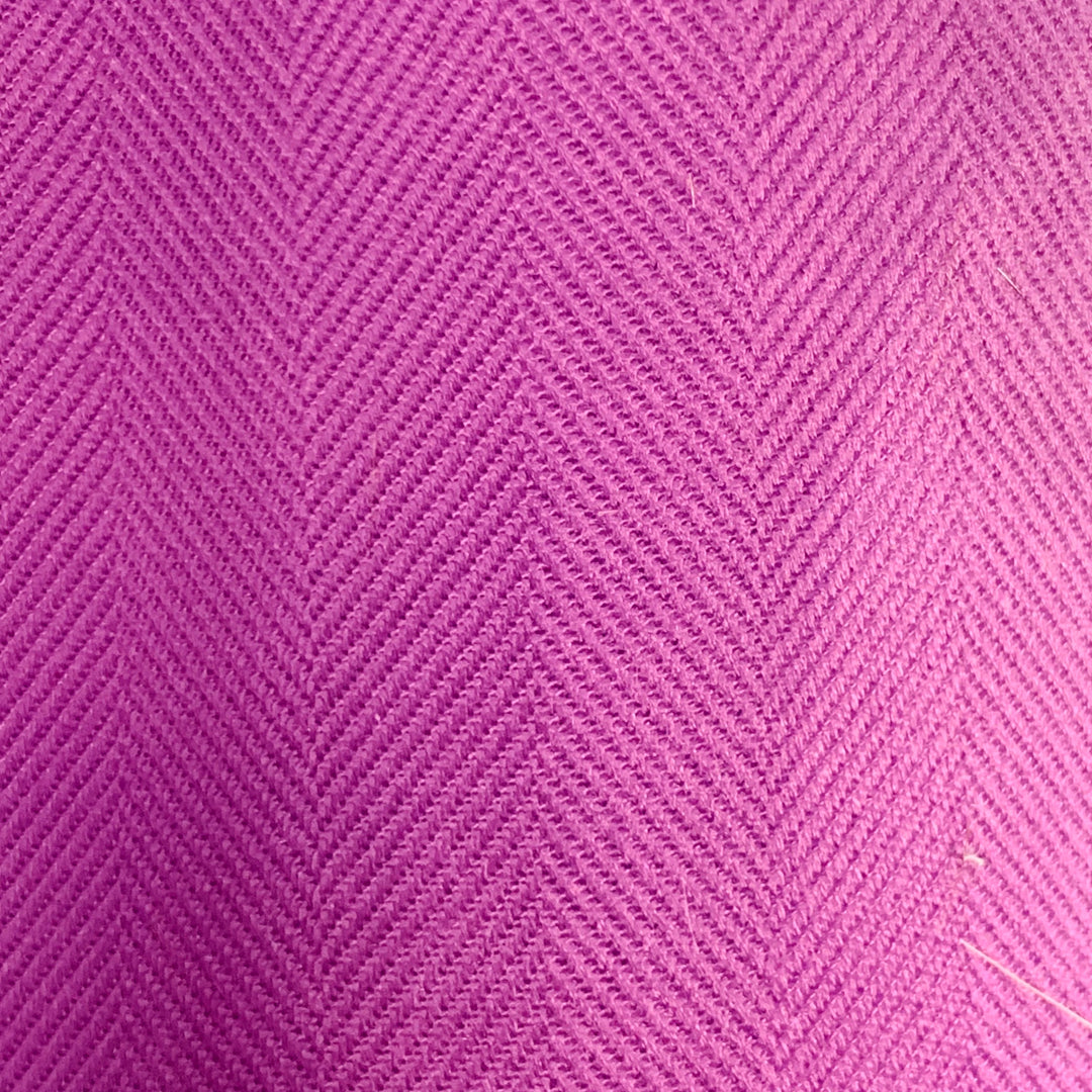 LABRUM Size 32 Purple Polyester Herringbone Pleated Dress Pants
