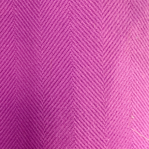 LABRUM Size 32 Purple Polyester Herringbone Pleated Dress Pants