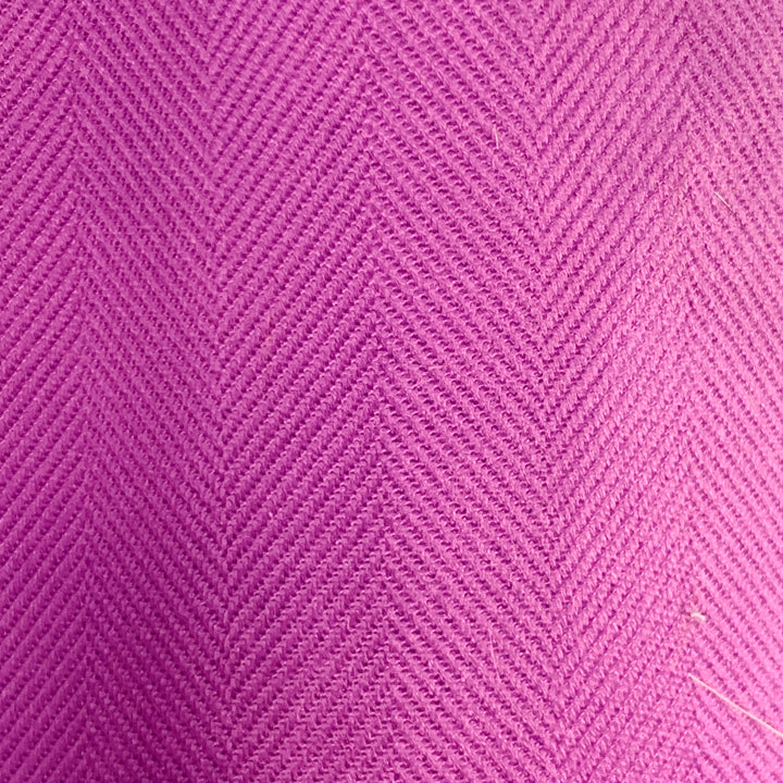 LABRUM Size 32 Purple Polyester Herringbone Pleated Dress Pants