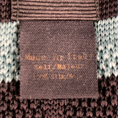 RAG & BONE Black Sage Stripe Knit Tie