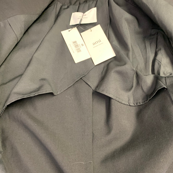 AMI by ALEXANDRE MATTIUSSI Size 36 Black Wool Sport Coat