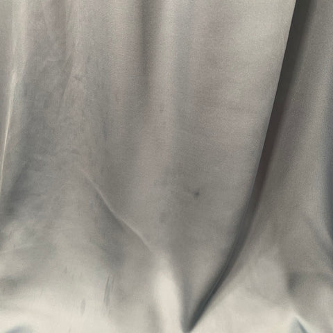VERA WANG Size 12 Dusty Blue Polyester Halter Long Evening Gown