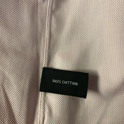 TOM FORD Size 42 Pink Cotton Button Up Long Sleeve Shirt